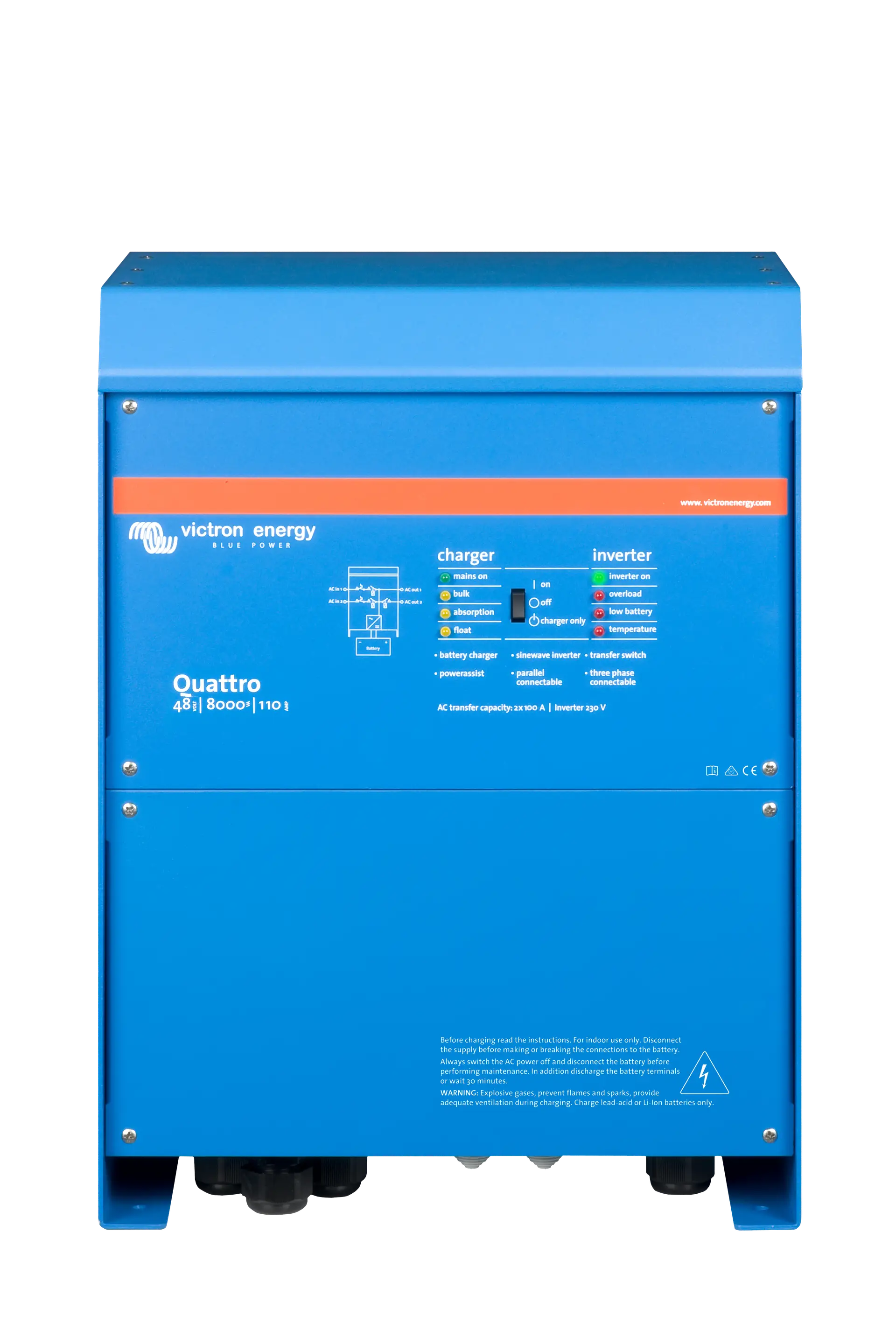 Invertor ESS Victron Quattro 48V monofazat 8kW